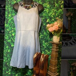Love Reign Denim Dress Sz L